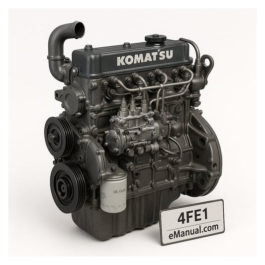 Komatsu 4 FE 1 Gd705a-4 Motor Grader sn 21001 UP Parts Catalog
