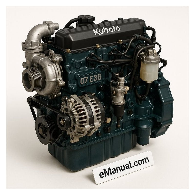 Kubota 07 E3B 07-E3B Series Diesel Engine D Service Repair Workshop Manual PDF
