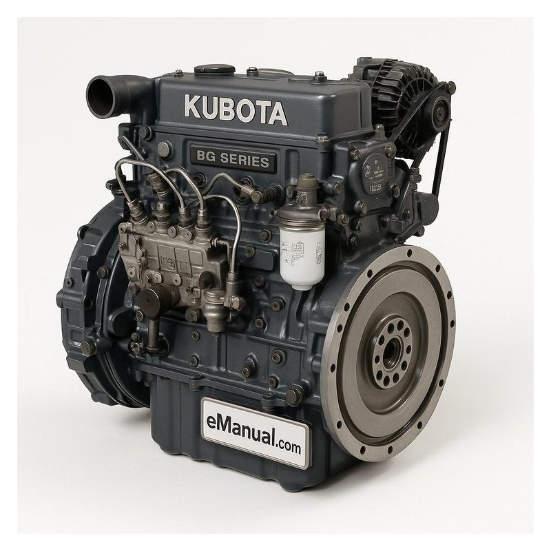 Kubota BG Series Yale E878 GLP135VX Service Repair Workshop Manual PDF
