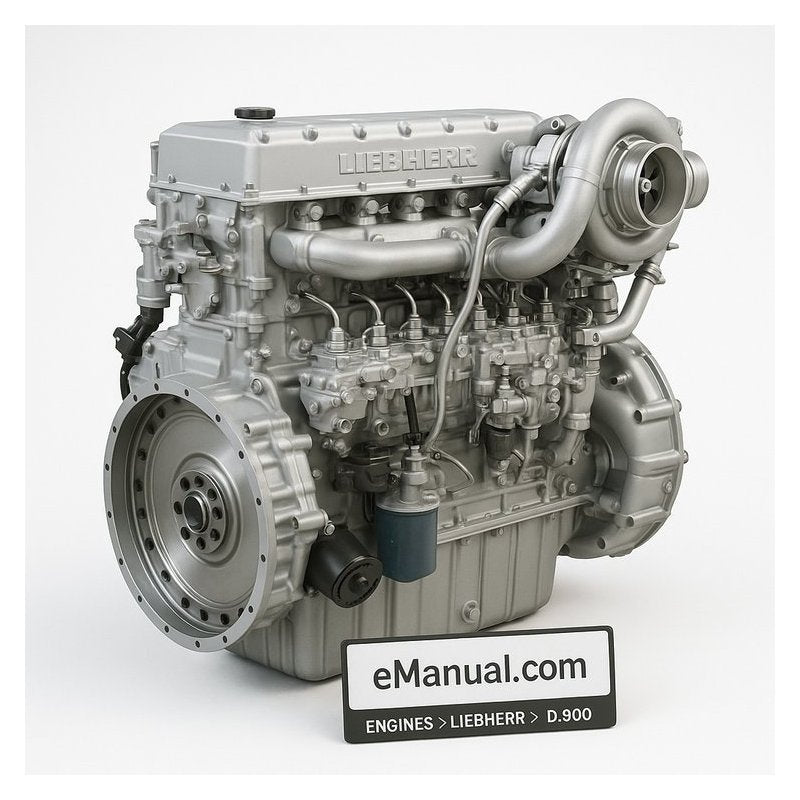 Liebherr D 900 A900C-ZW EDC F.d. Litronic Service Repair Workshop Manual PDF