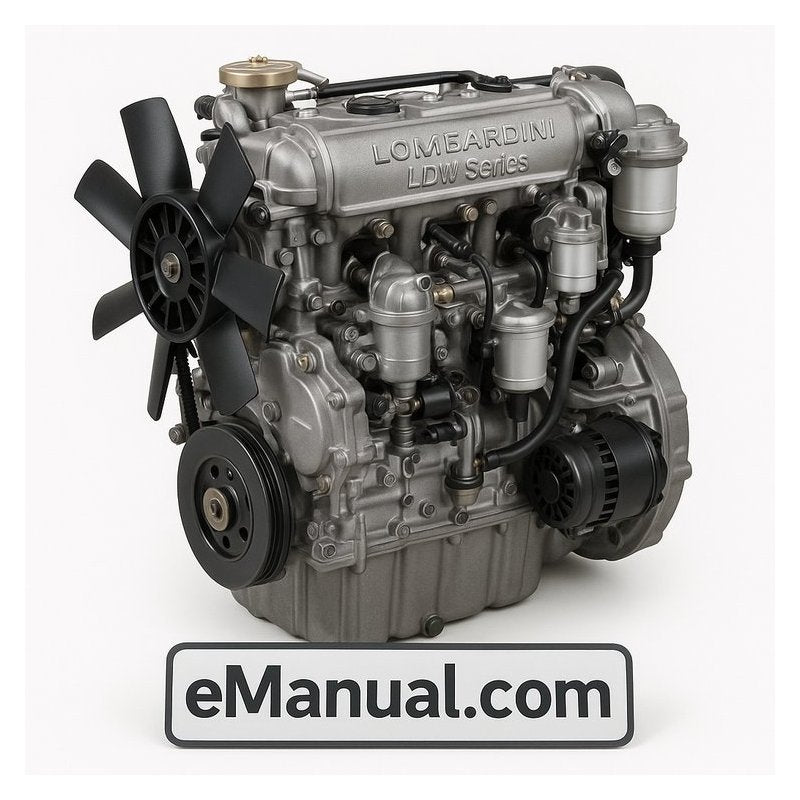 Lombardini LDW Series 422 CRS Automotive Engine Service Repair Workshop Manual PDF