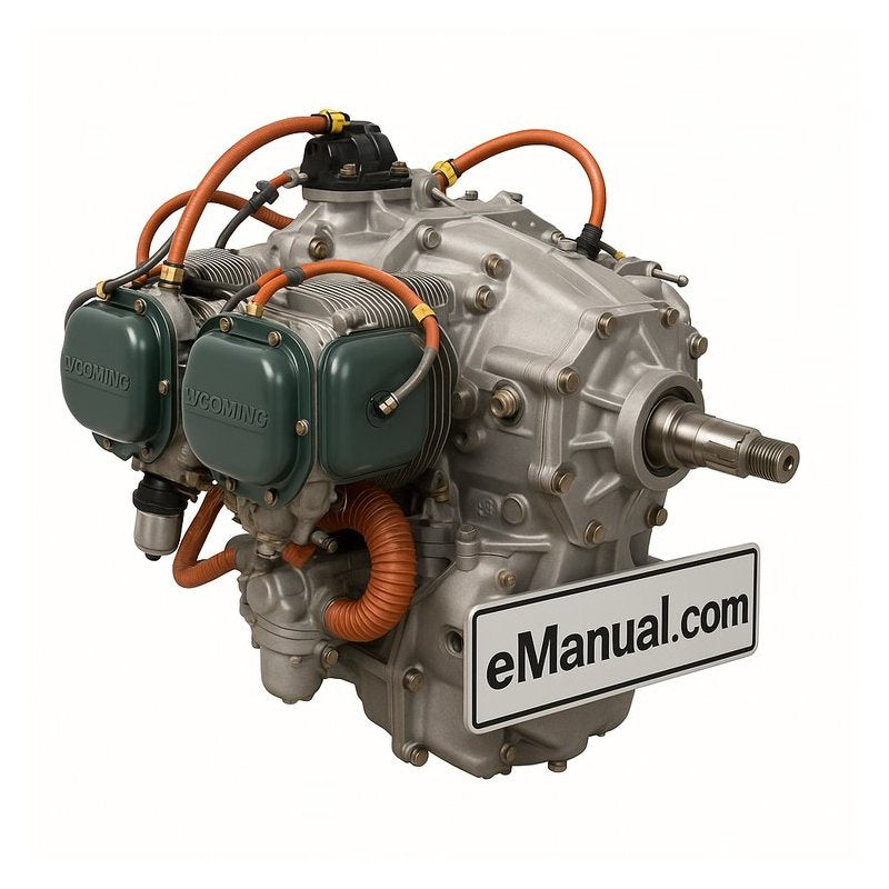 Lycoming O 320 Series O-320 IO-320 AIO-320 LIO-320 Aircraft Engine Operators Operator's Manual PDF