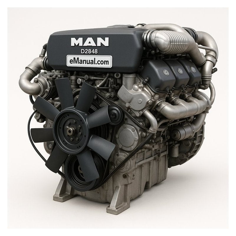 MAN D2848 Industrial Diesel Engines D 2840 2842 LE 201 202 203 211 212 213 Series Service Repair Workshop Manual PDF