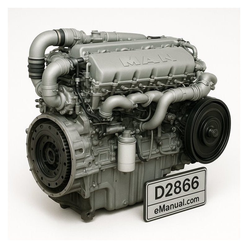 MAN D2866 LE D2876-LE Marine Diesel Engine Service Repair Workshop Manual PDF