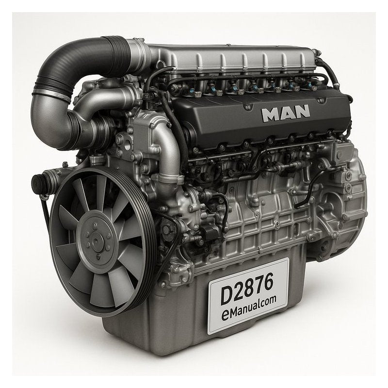 MAN D2876 Industrial Diesel Engine D 2876 / Service Repair Workshop Manual PDF