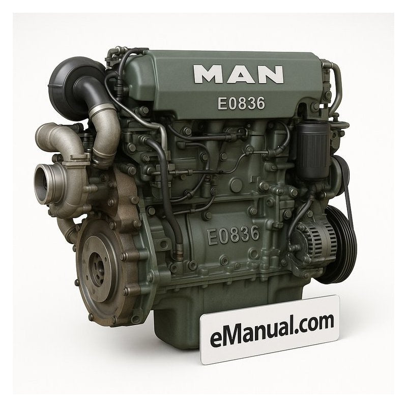 MAN E0836 Industrial Gas Engine LE202 E 0836 LE 202 / Service Repair Workshop Manual PDF