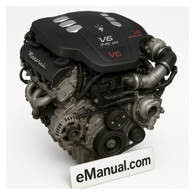 Maserati V6 4AC 24 V6-4ac-24 Engine Service Repair Workshop Manual PDF