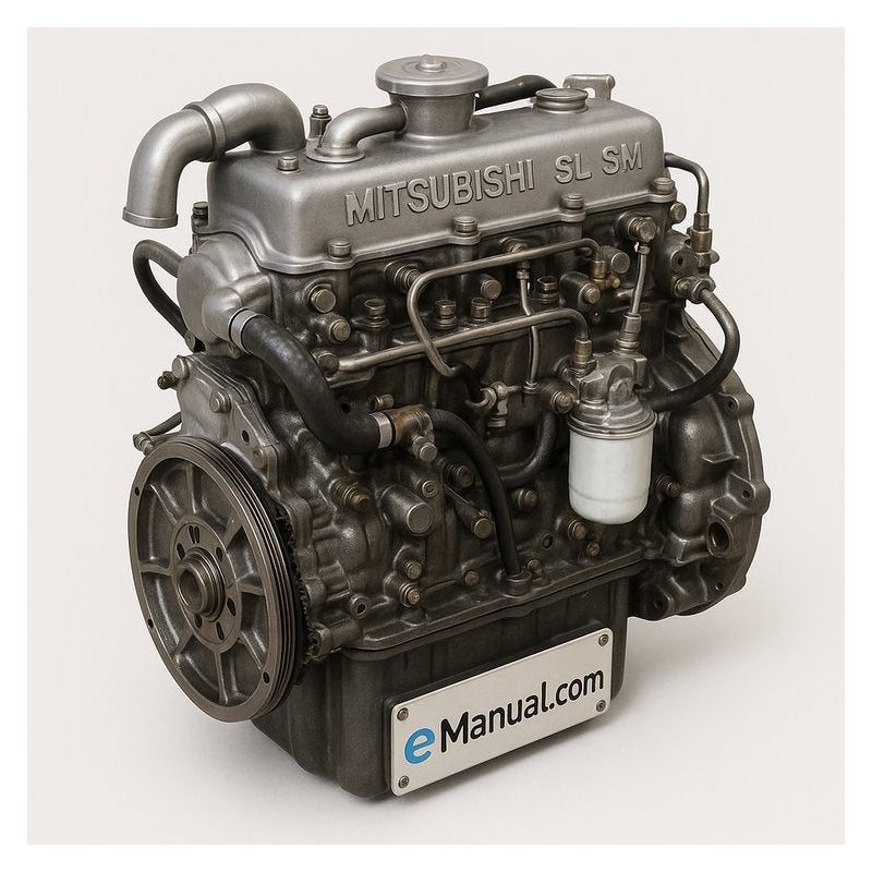 Mitsubishi SL SM Mitsubushi Diesel Engine Service Repair Workshop Manual PDF