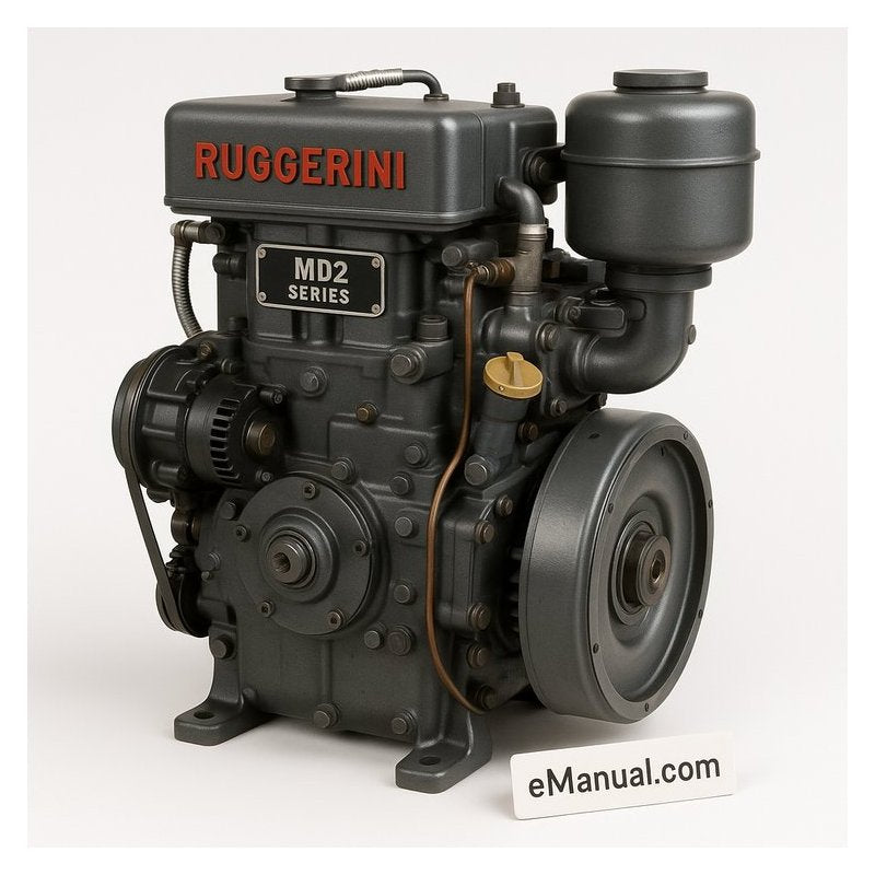 Ruggerini MD2 Series Diesel Engine MD150 MD151 MD190 MD191 Service Repair Workshop Manual PDF