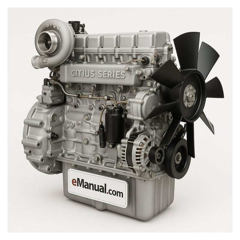 Sisu Citius Series 44 49 66 74 84 Engines Industrial Service Repair Workshop Manual PDF
