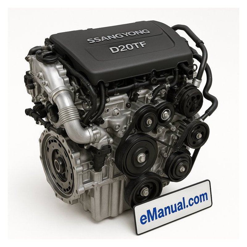 2012 Ssangyong D20TF Ssanyong Korando Engine Shop Service Repair Workshop Manual PDF