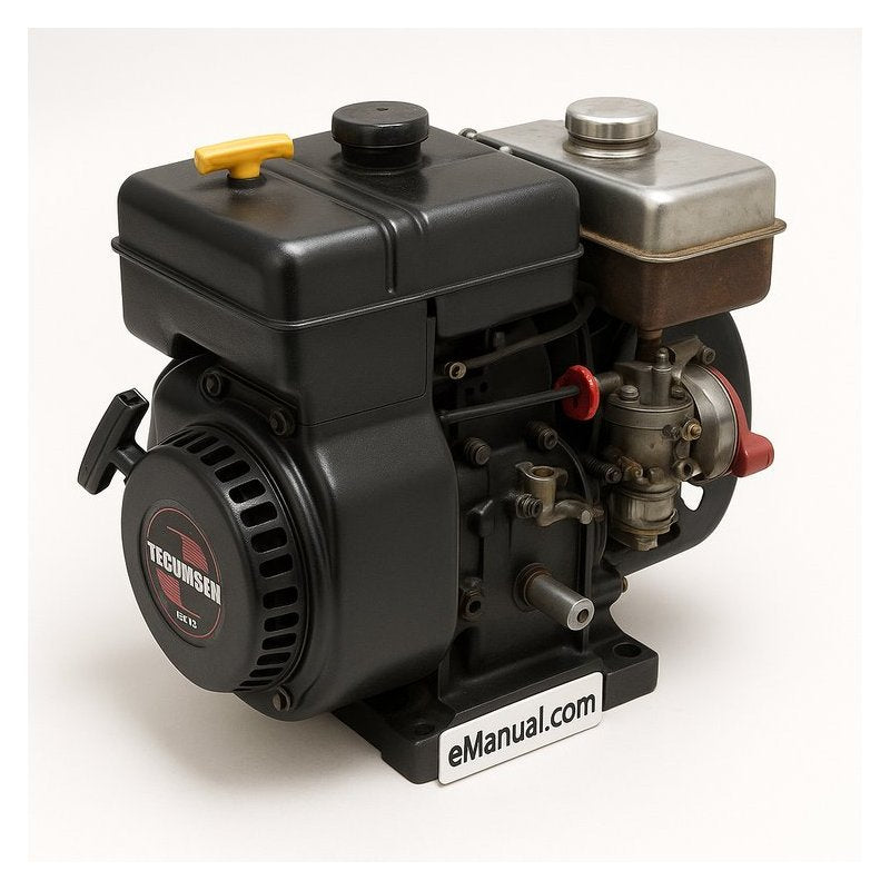 Tecumseh HM100 HM70 4 Cycle L Head Engine Service Repair Workshop Manual PDF