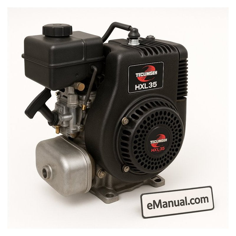 Tecumseh HXL35 4 Cycle L Head Engine Service Repair Workshop Manual PDF