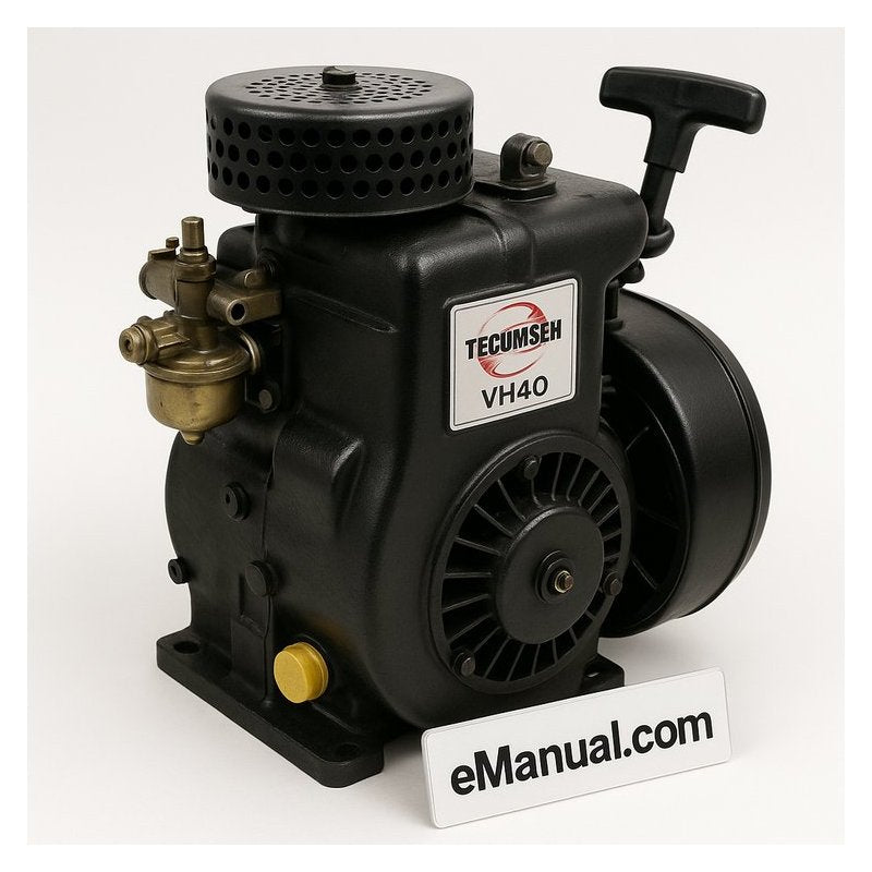 Tecumseh VH70 VH40 4 Cycle L Head Engine Service Repair Workshop Manual PDF