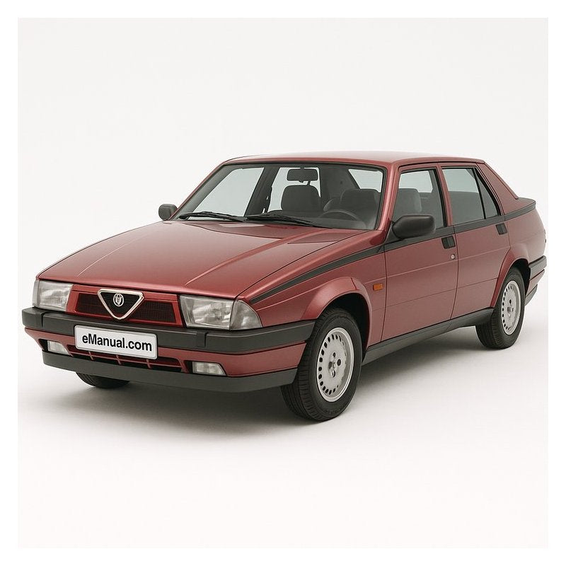 Alfa Romeo 75 4C Service Repair Workshop Manual