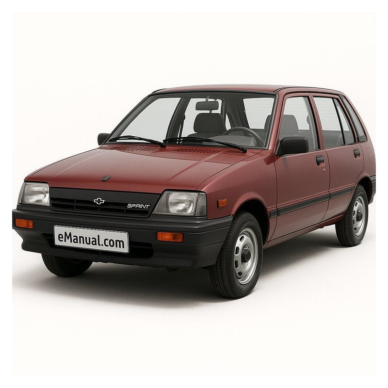 1998-2001 Chevrolet Sprint Truimph ST RS Service Repair Workshop Manual PDF