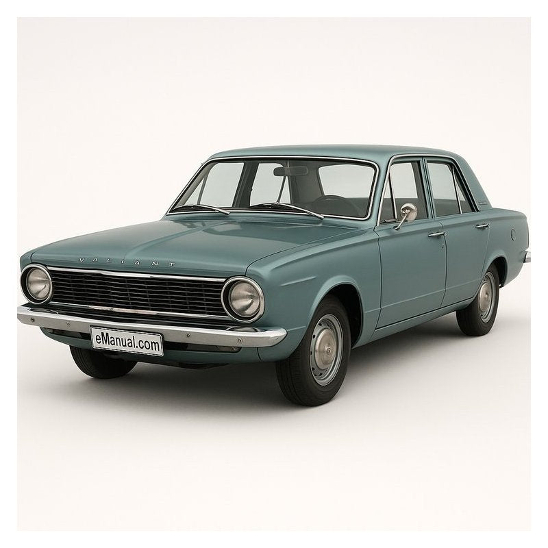 1971-1972 Chrysler Valiant VH CH Charger Parts Catalog PDF