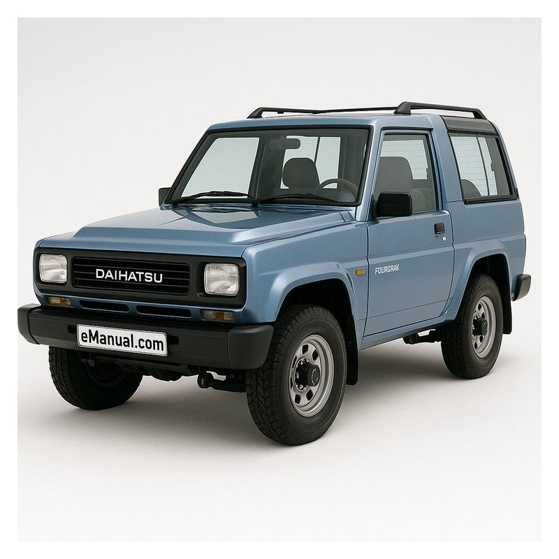 1984-1998 Daihatsu Fourtrak Feroza Rocky Rugger Service Repair Workshop Manual