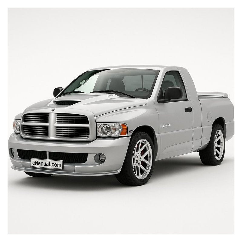 2009 Dodge SRT 10 RAM 3500 Truck Diesel Supplement Service Repair Workshop Manual PDF