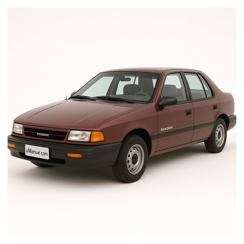 Dodge Shadow Strategic Shadows: Selective thomas Ryan Service Repair Workshop Manual