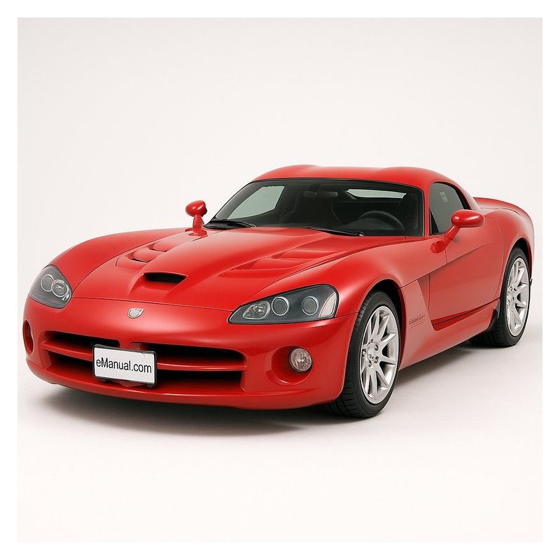 2006 Dodge Viper Owners Owner's Manual PDF