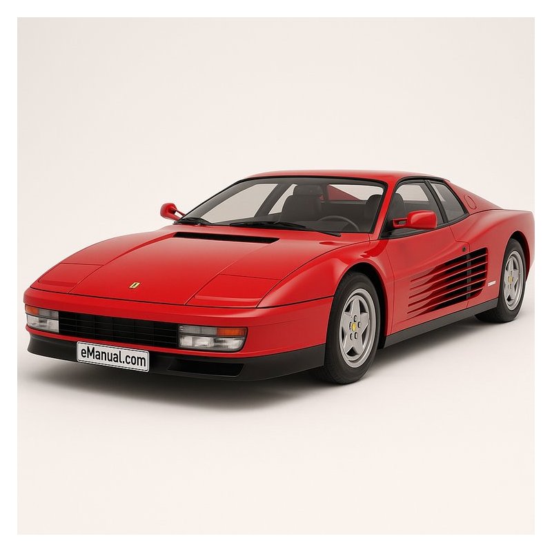 Ferrari Testarossa 512TR Service Repair Workshop Manual PDF
