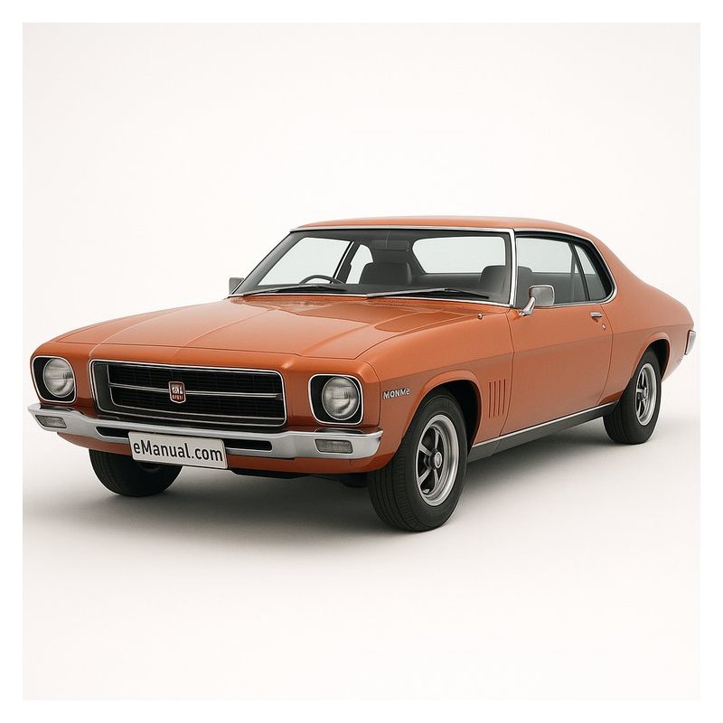 Holden Monaro HK Plus Restoration Service Repair Workshop Manual PDF