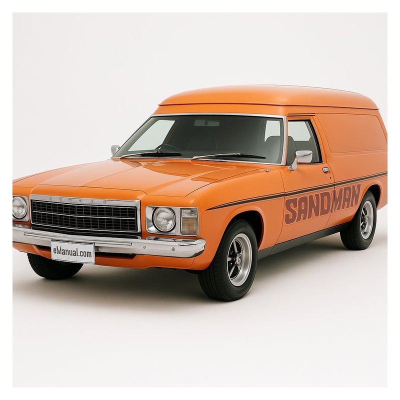Holden Sandman Panelvan ID Rebuild Service Repair Workshop Manual PDF