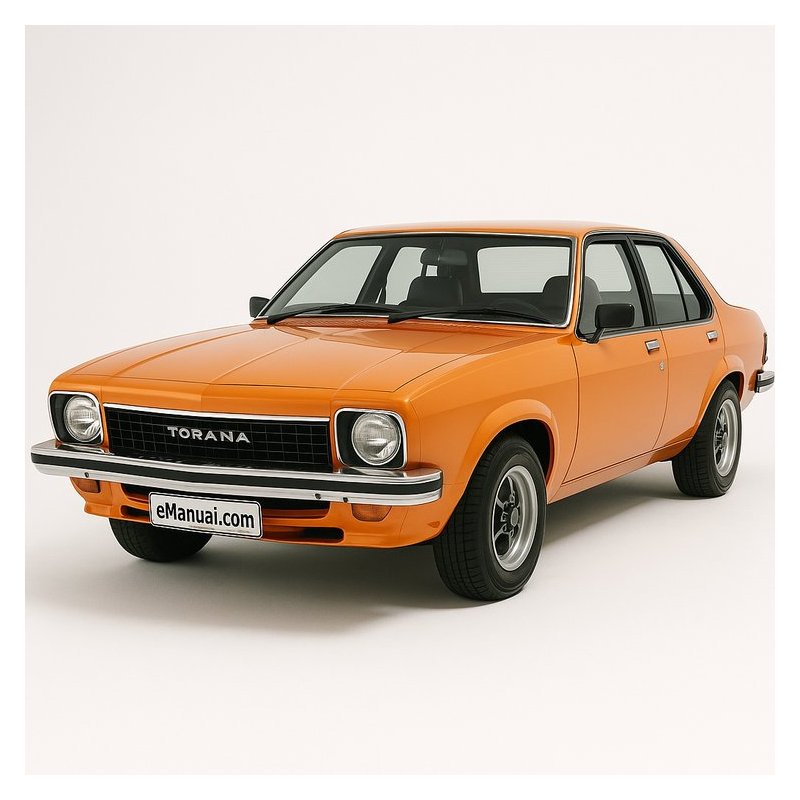 Holden Torana LH LX UC SLR5000 SS Information Service Repair Workshop Manual PDF
