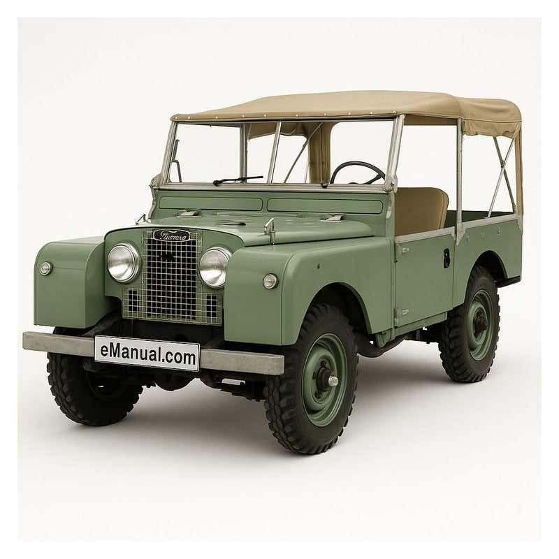 1983-1990 Land Rover Series 1 Ninety One Ten Service Repair Workshop Manual