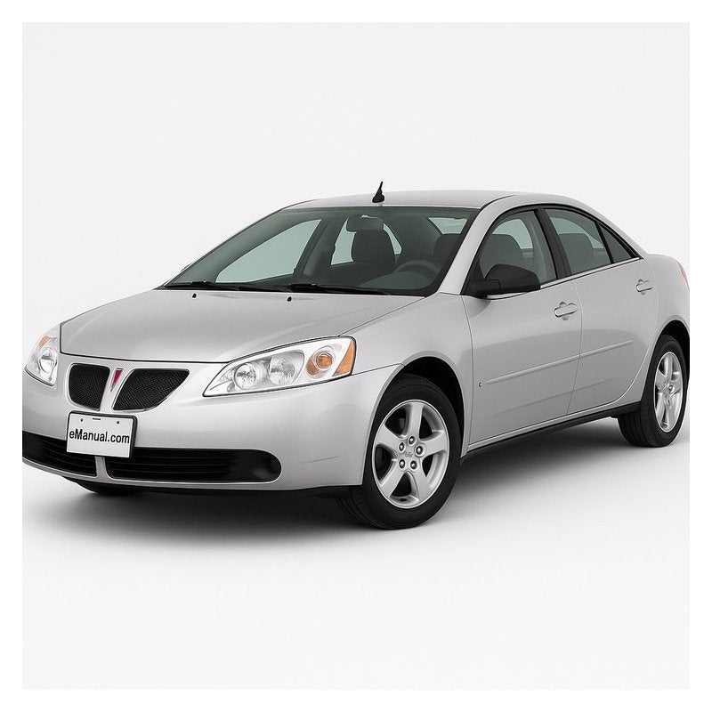 2009 Pontiac G6 Software Service Repair Workshop Manual PDF