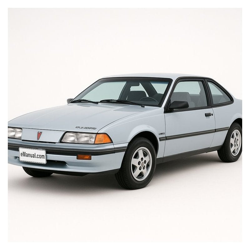 1993 Pontiac Sunbird Software Service Repair Workshop Manual PDF