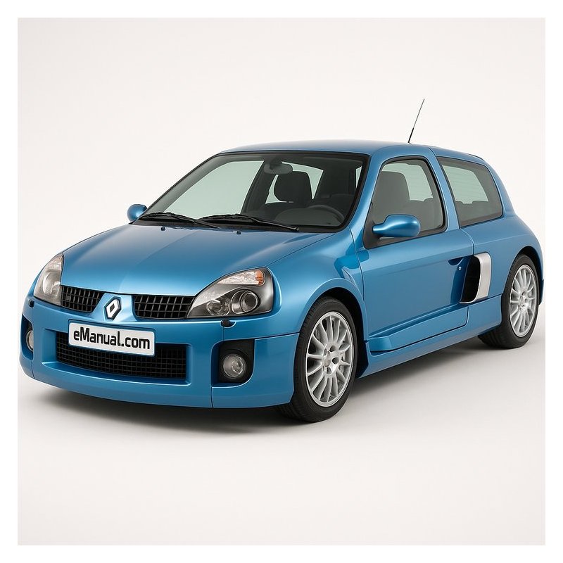 2001-2003 Renault Clio V6 Sport Service Repair Workshop Manual PDF