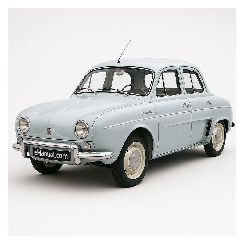 Renault Dauphine R1090 R1091 R1093 Service Repair Workshop Manual PDF