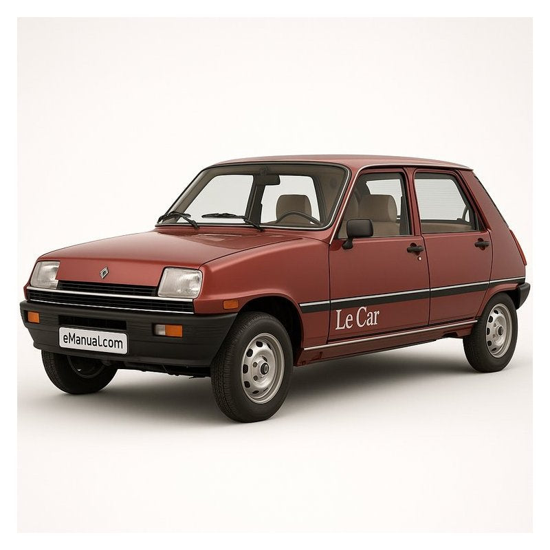 1987-1991 Renault LE Car Service Repair Workshop Manual PDF