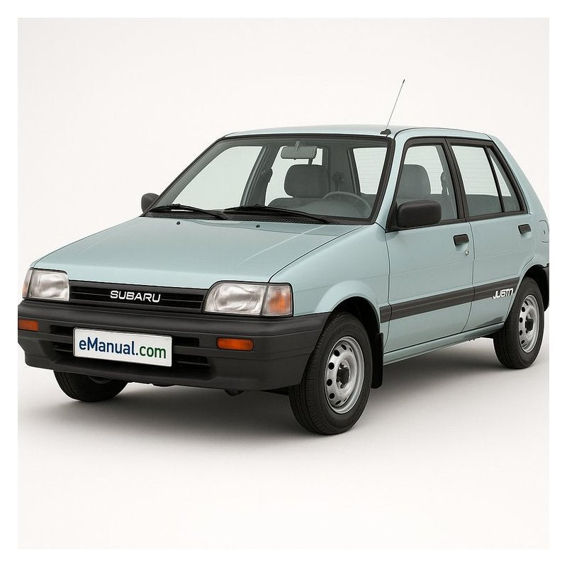 1994 Subaru Justy Service Repair Workshop Manual PDF