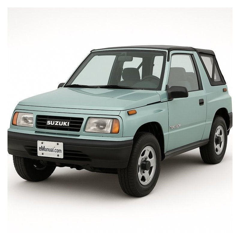 1986-1996 Suzuki Geo Tracker Sidekick Samurai Service Repair Workshop Manual PDF