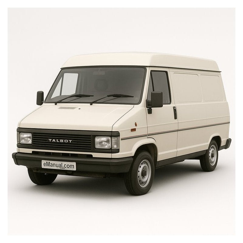 1982-1994 Talbot Express 1.8l 2.0l VAN Service Repair Workshop Manual PDF
