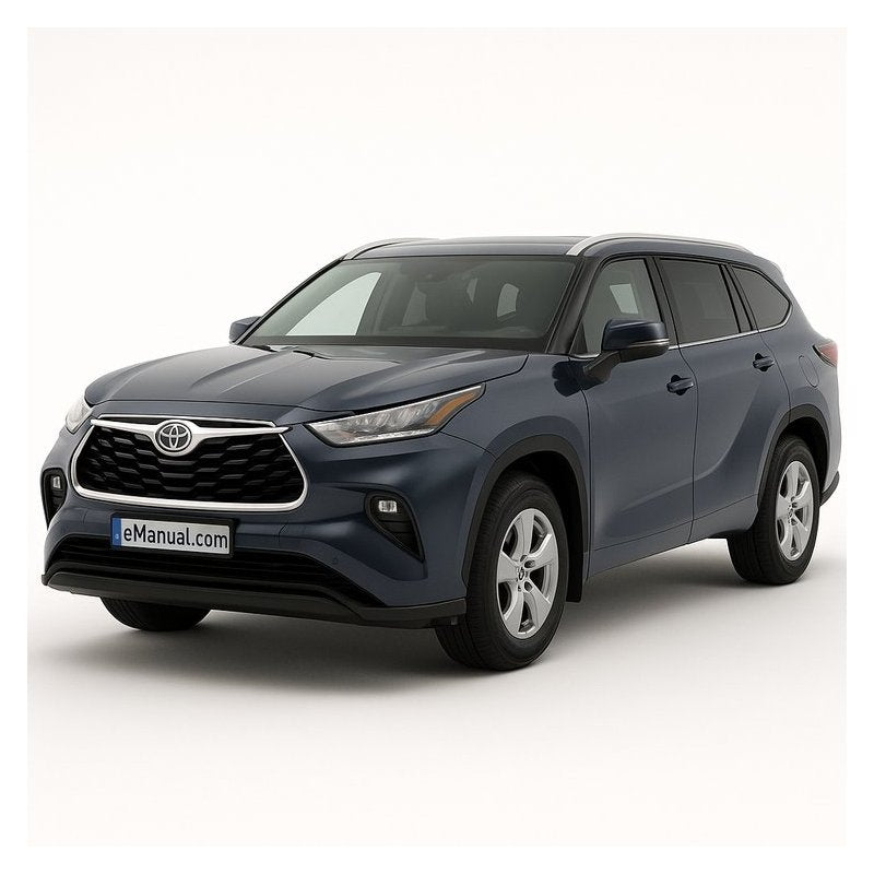 2003 Toyota Highlander Software Service Repair Workshop Manual PDF