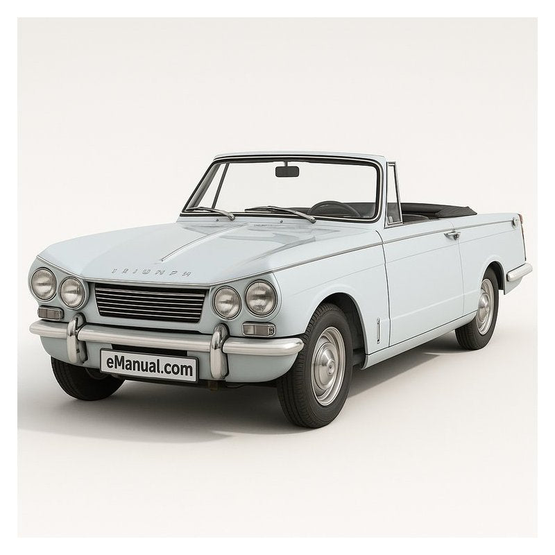 Triumph GT6 Vitesse 2 Litre Service Repair Workshop Manual PDF