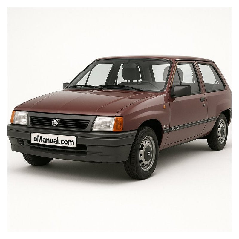 1983-1993 Vauxhall Nova Service Repair Workshop Manual PDF