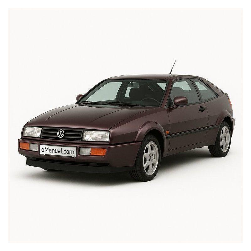 1991 Volkswagen Corrado Software Service Repair Workshop Manual