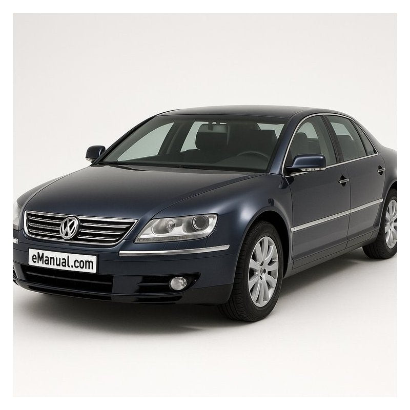 2006 Volkswagen Phaeton Software Service Repair Workshop Manual PDF