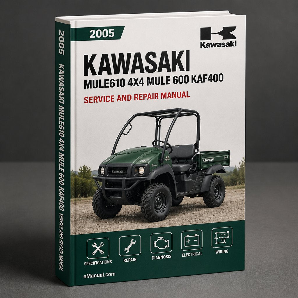 2005 Kawasaki Mule610 4x4 Mule 600 KAF400 Service Manual PDF Download