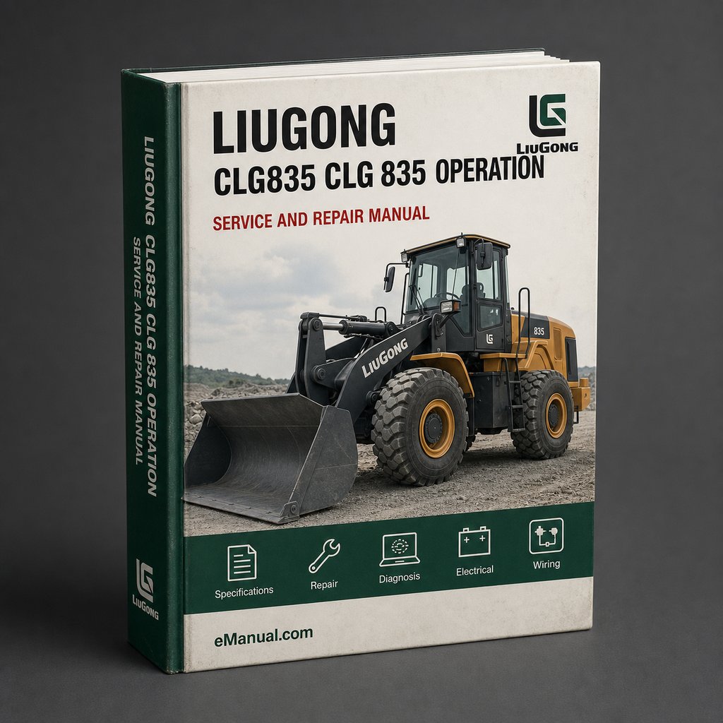 LIUGONG CLG835 CLG 835 Operation & Maintenance Manual PDF Download