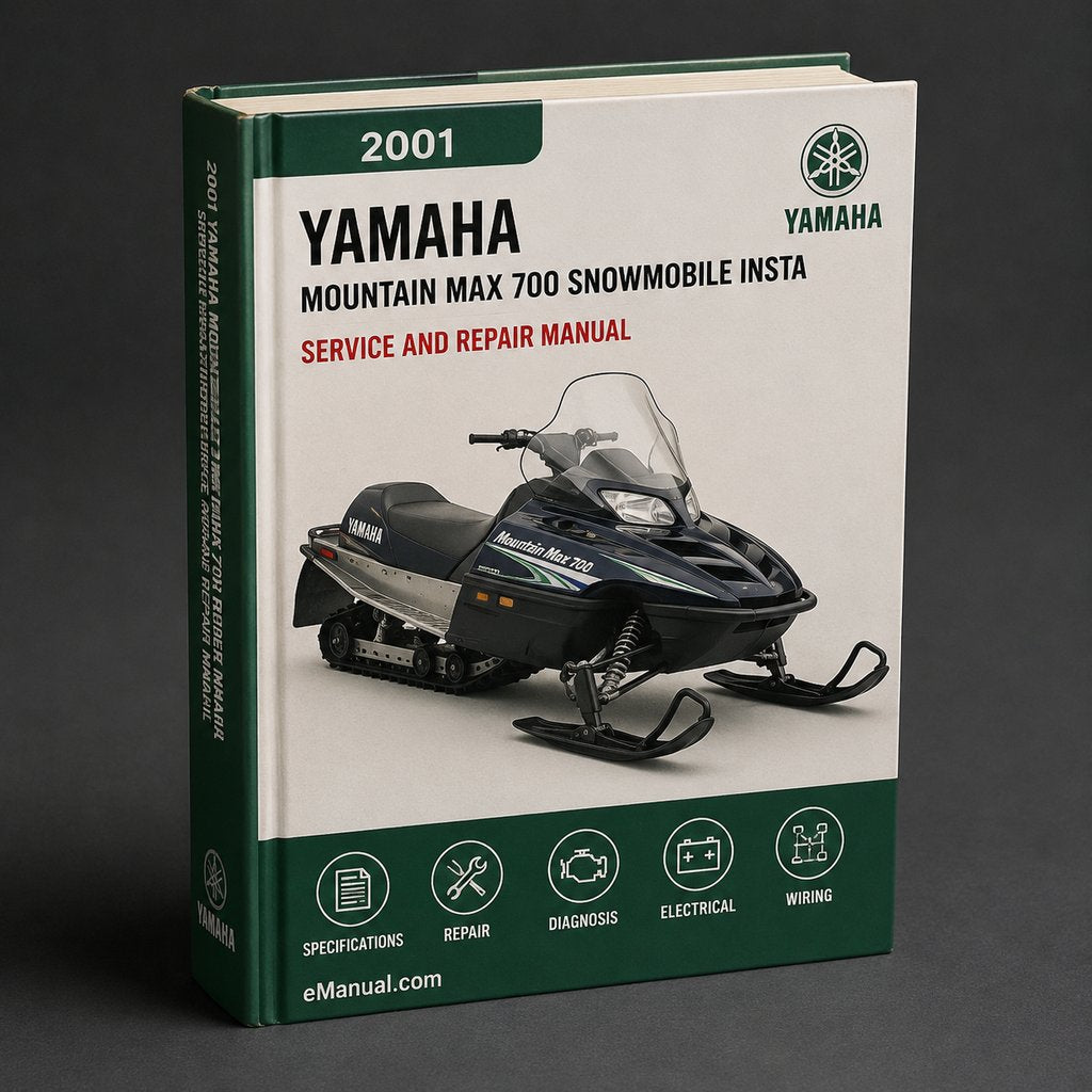 2001-2004 Yamaha Mountain Max 700 Snowmobile Service Repair Factory Manual (2001 2002 2003 2004) PDF