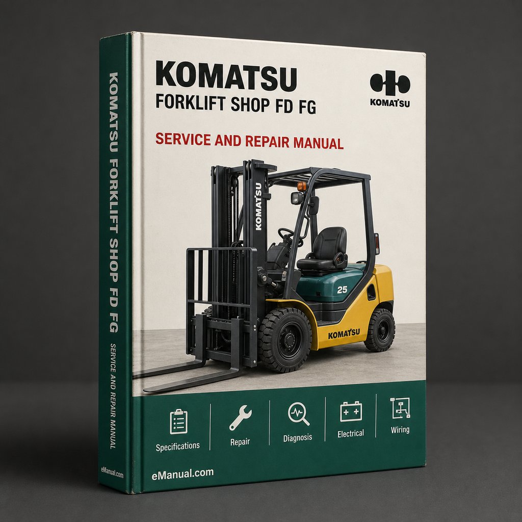 Komatsu Forklift Workshop Shop Service Repair Manual FD FG PDF Download