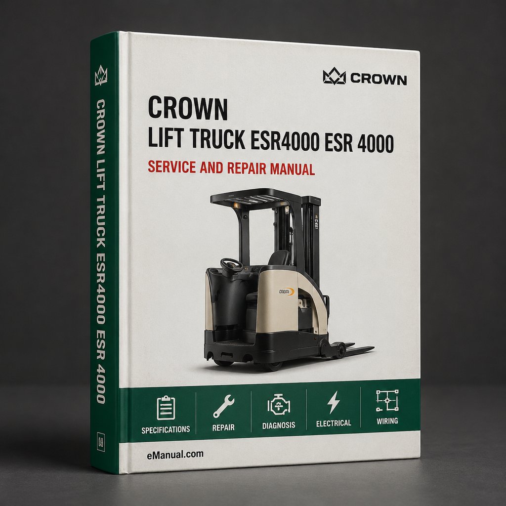 CROWN Lift Truck ESR4000 ESR 4000 Parts PART Manual PDF Download