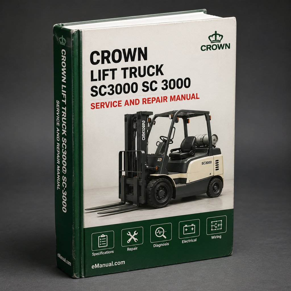 CROWN Lift Truck SC3000 SC 3000 Parts PART Manual PDF Download