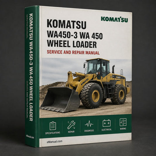 Komatsu WA450-3 WA 450 Wheel Loader Service Repair Workshop Manual